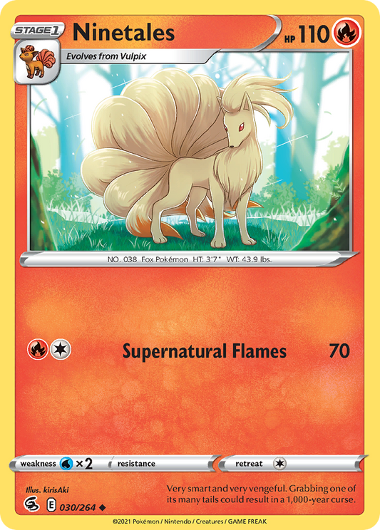 Ninetales 30/264 Uncommon | Fusion Strike | Pokemon Card