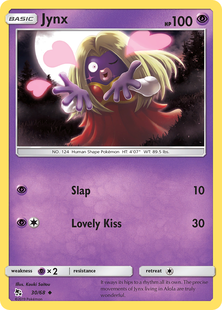 Jynx 30/68 Uncommon | Hidden Fates | Pokemon Card