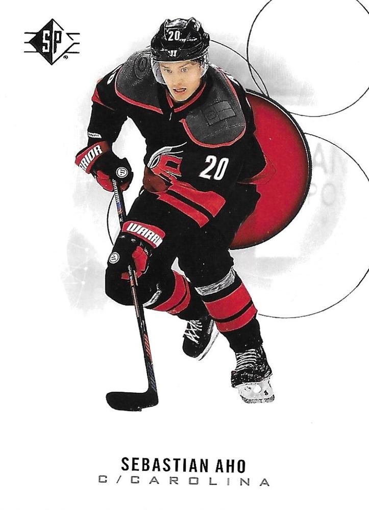 Sebastian Aho #29 Carolina Hurricanes | 2020-21 SP | NHL Trading Card