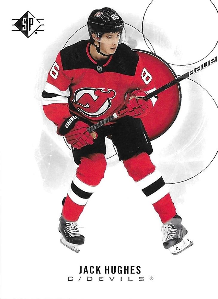 Jack Hughes #41 New Jersey Devils | 2020-21 SP | NHL Trading Card