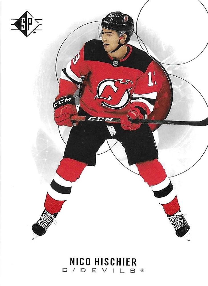 Nico Hischier #47 New Jersey Devils | 2020-21 SP | NHL Trading Card