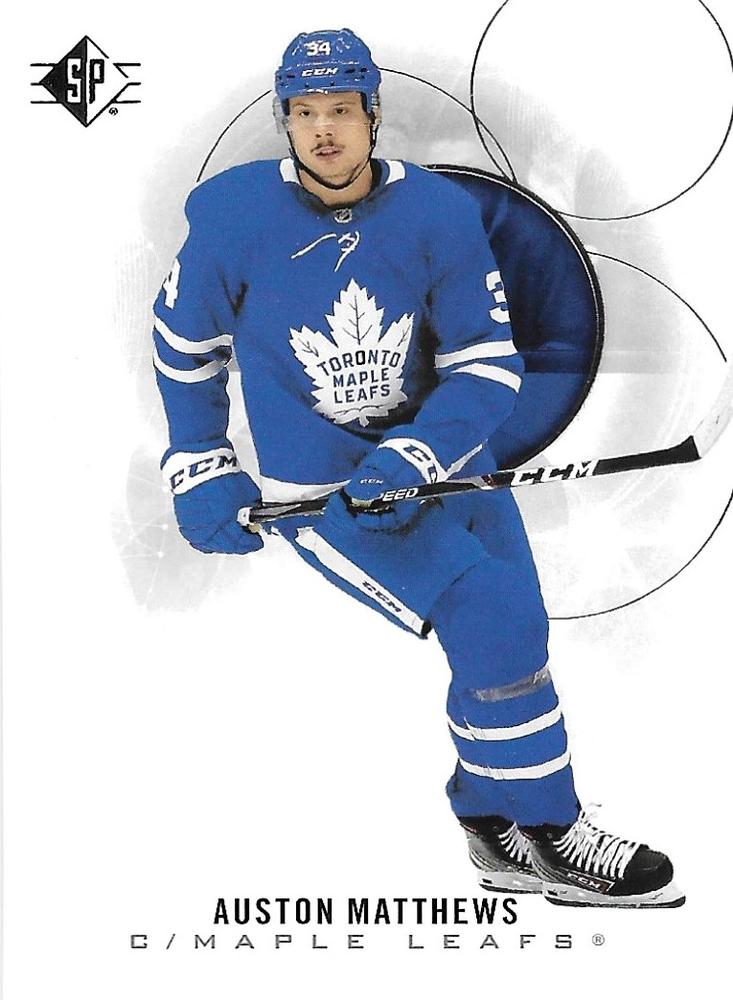 Auston Matthews #58 Toronto Maple Leafs | 2020-21 SP | NHL Trading Card