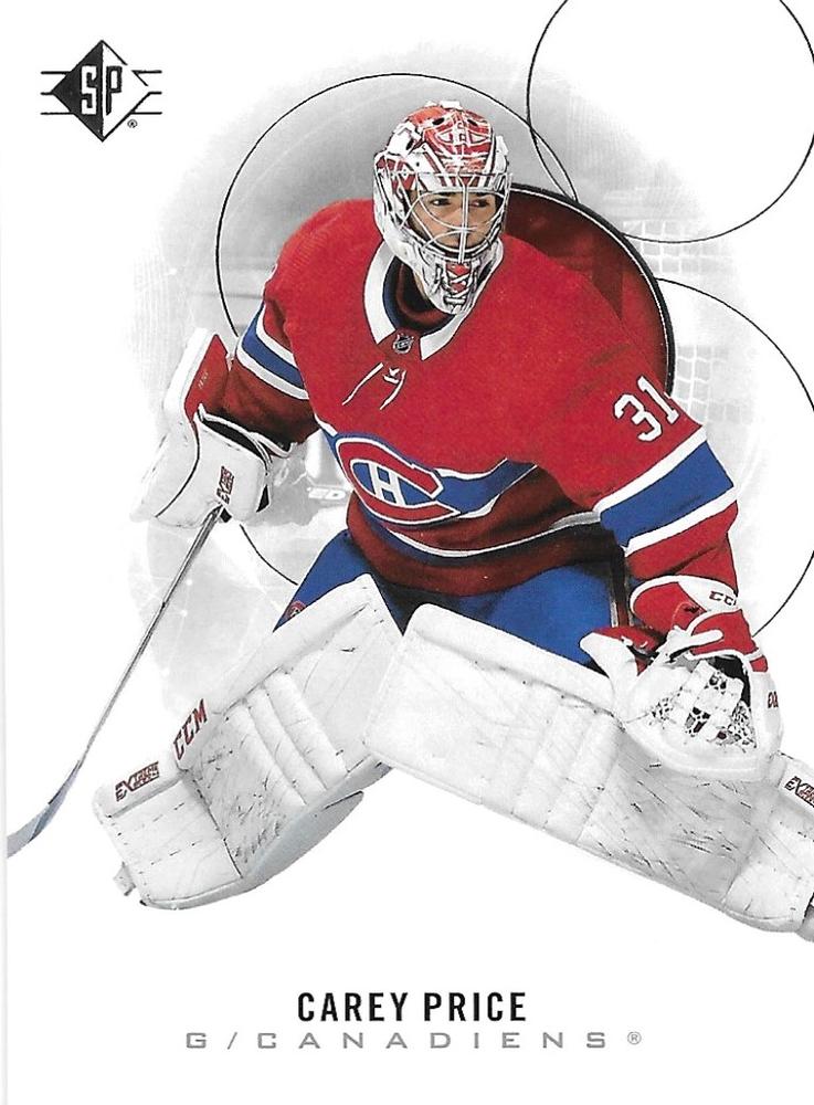 Carey Price #74 Montreal Canadiens | 2020-21 SP | NHL Trading Card