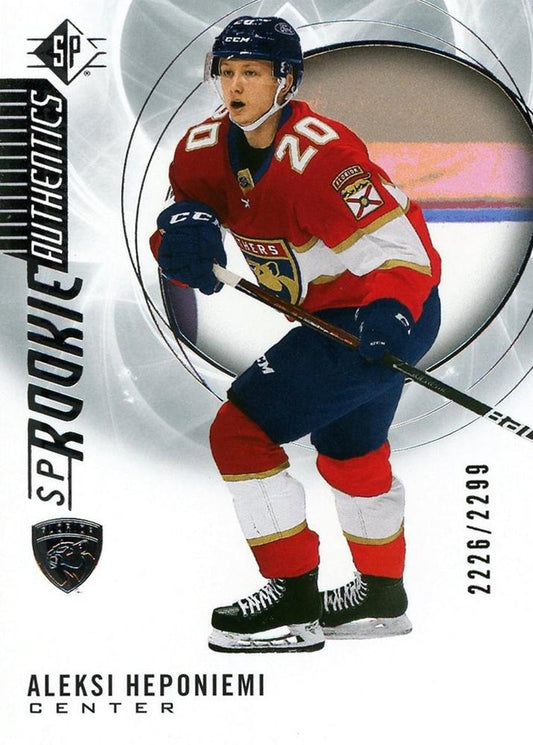 Aleksi Heponiemi 
RA, RC, SN2299 #121 Florida Panthers | 2020-21 SP | NHL Card