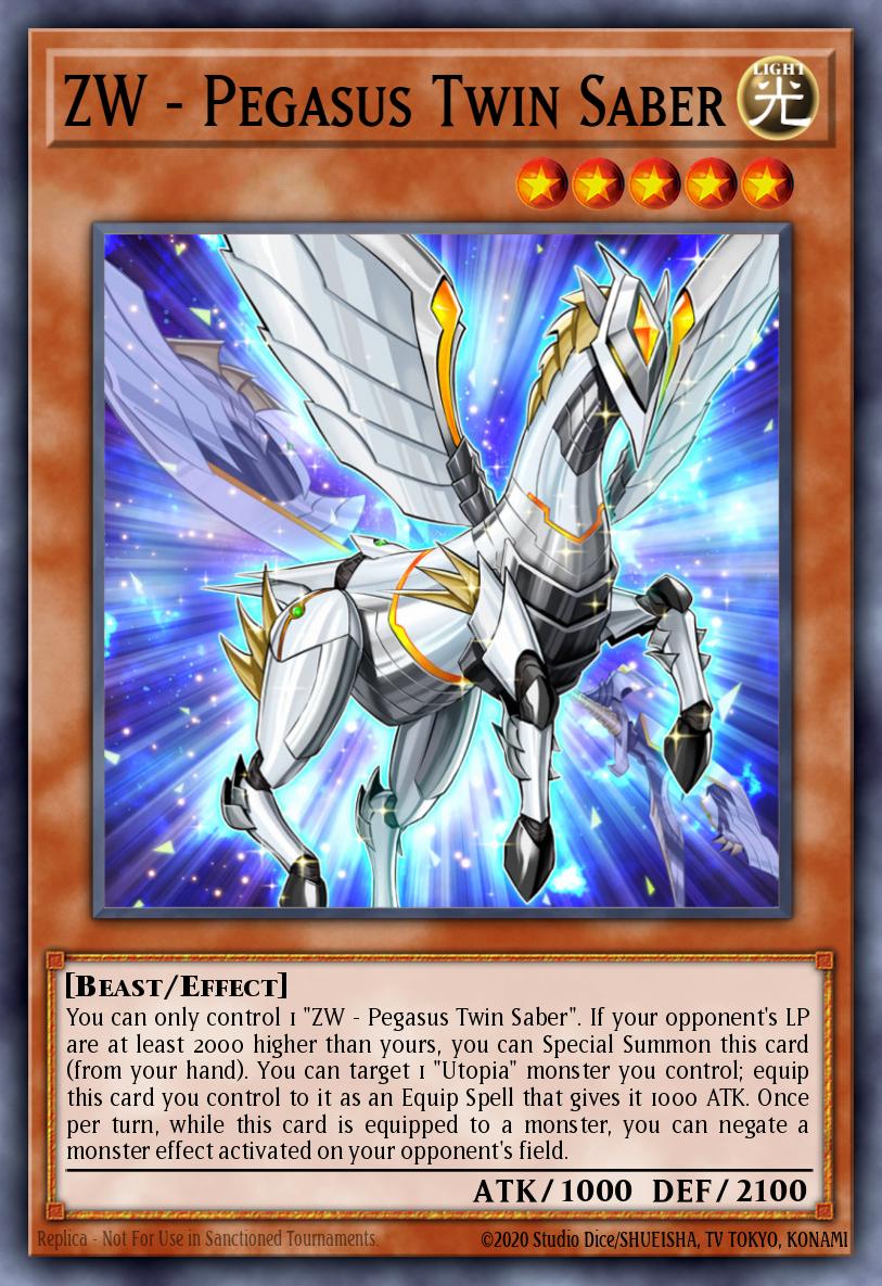 ZW  Pegasus Twin Saber - MP22-EN057 Super Rare | Yu-Gi-Oh! Card