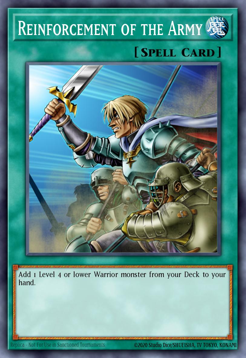 Reinforcement of the Army - RA01-EN051 Secret Rare | Yu-Gi-Oh! Card