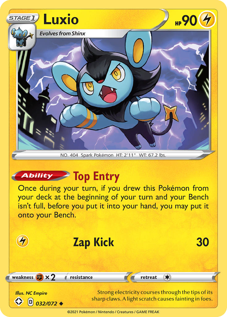 Luxio 32/72 Uncommon | Shining Fates | Pokemon Card