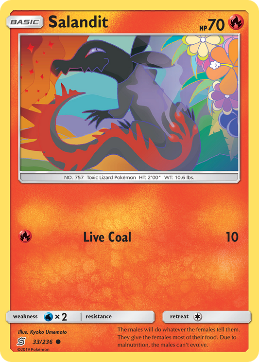 Salandit 33/236 Common | Unified Minds | Pokemon Card