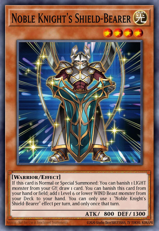 Noble Knight's ShieldBearer - BROL-EN017 Secret Rare | Yu-Gi-Oh! Card