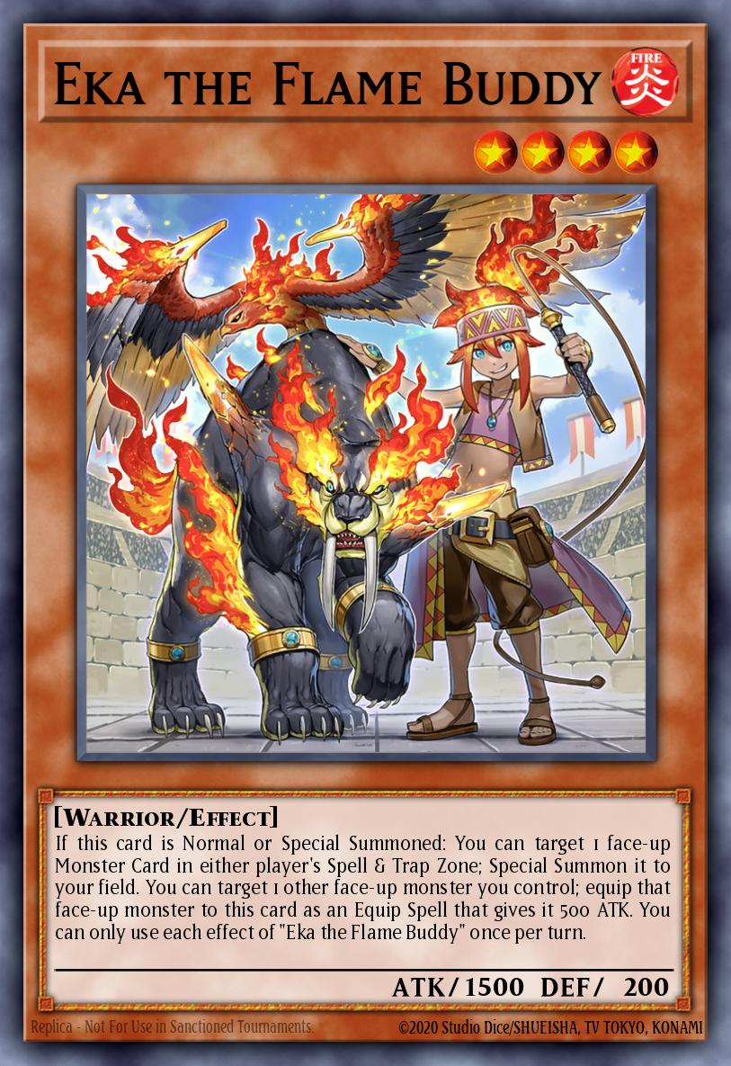 Eka the Flame Buddy - POTE-EN034 Super Rare | Yu-Gi-Oh! Card