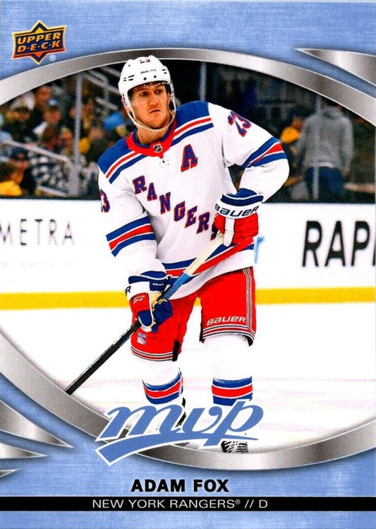 Adam Fox #34 New York Rangers | 2023-24 Upper Deck MVP | NHL Trading Card