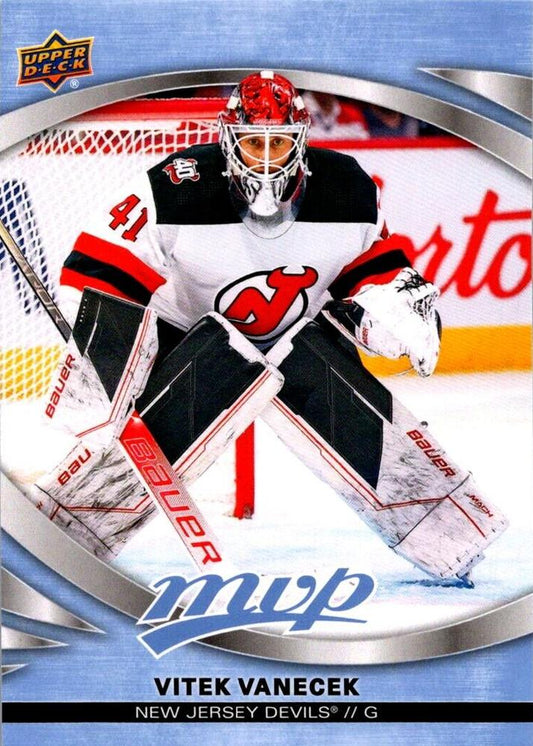 Vitek Vanecek #72 New Jersey Devils | 2023-24 Upper Deck MVP | NHL Trading Card