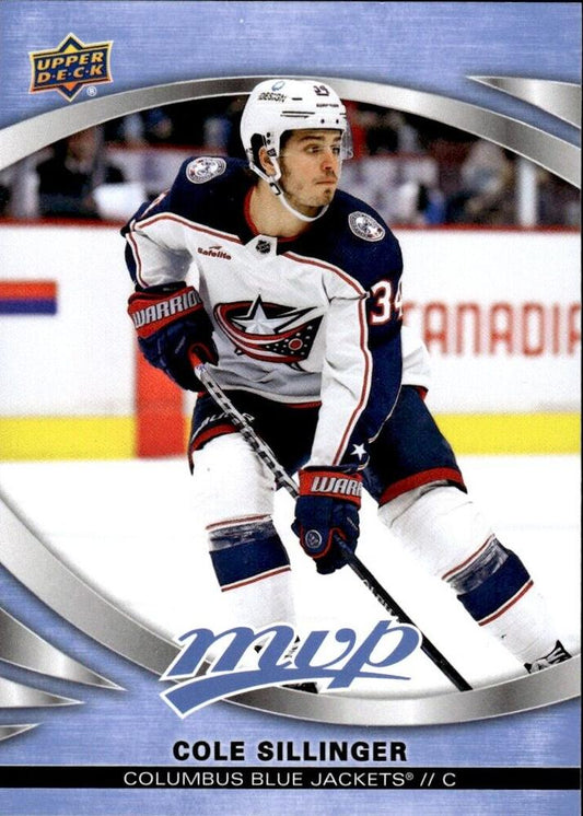 Cole Sillinger 
SP #219 Columbus Blue Jackets | 2023-24 Upper Deck MVP | NHL Card