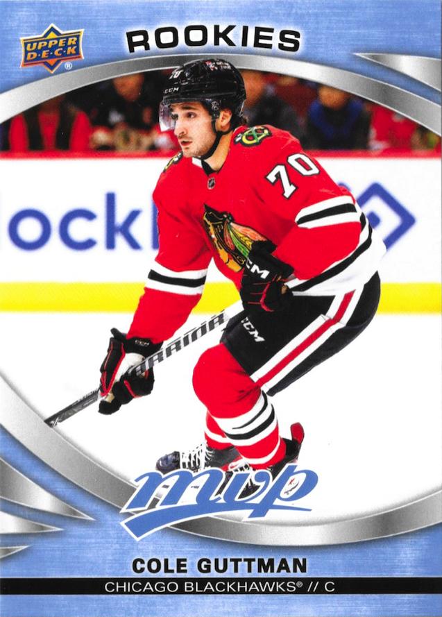 Cole Guttman 
ROO, RC #236 Chicago Blackhawks | 2023-24 Upper Deck MVP | NHL Card