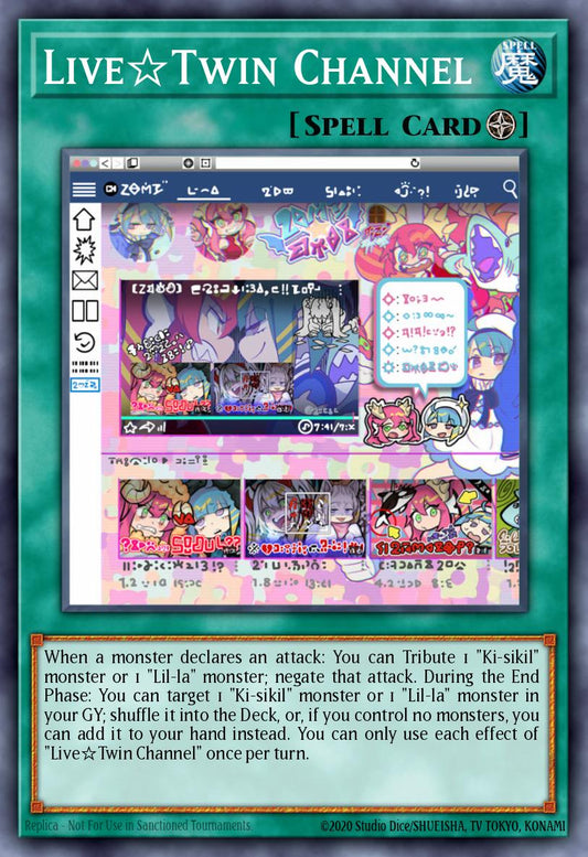 Live☆Twin Channel - GEIM-EN019 Rare | Yu-Gi-Oh! Card