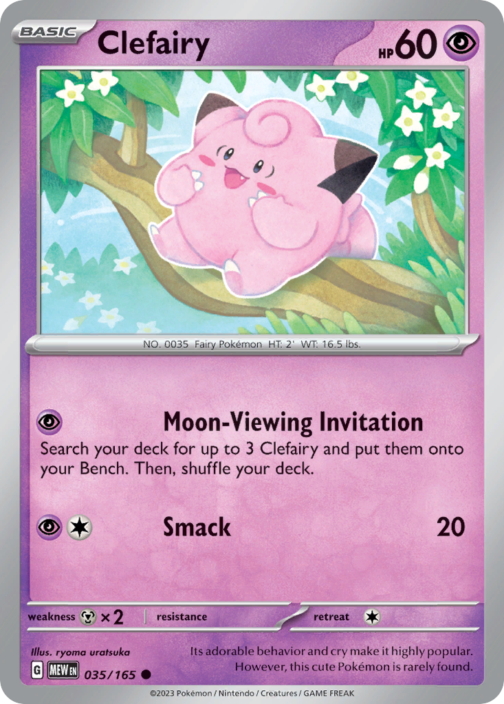 Clefairy 35/165 Common | 151 | Pokemon Card