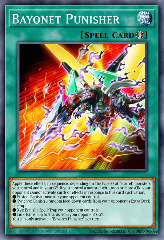 Bayonet Punisher - BODE-EN098 Super Rare | Yu-Gi-Oh! Card