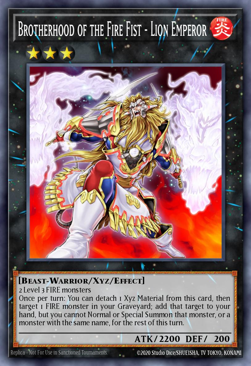 Brotherhood of the Fire Fist Lion Emperor - BLAR-EN066 Ultra Rare | Yu-Gi-Oh! Card