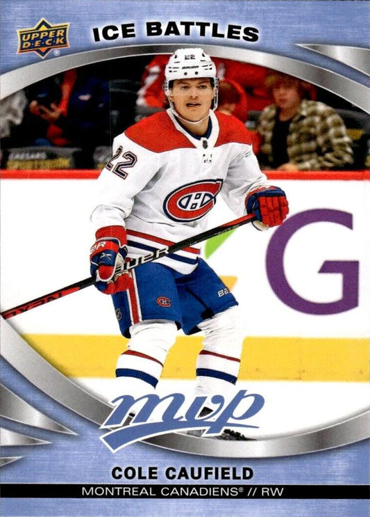 Cole Caufield #15 Montreal Canadiens | 2023-24 Upper Deck MVP - Ice Battles | NHL Card