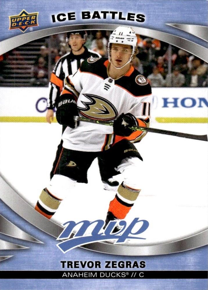 Trevor Zegras #26 Anaheim Ducks | 2023-24 Upper Deck MVP - Ice Battles | NHL Card