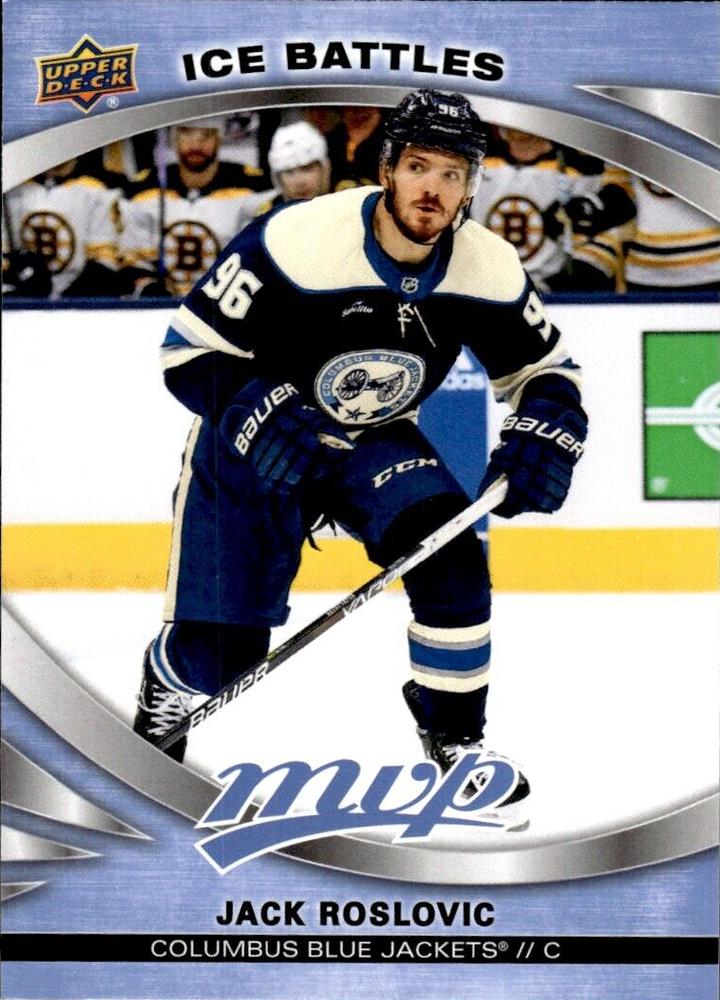 Jack Roslovic #29 Columbus Blue Jackets | 2023-24 Upper Deck MVP - Ice Battles | NHL Card