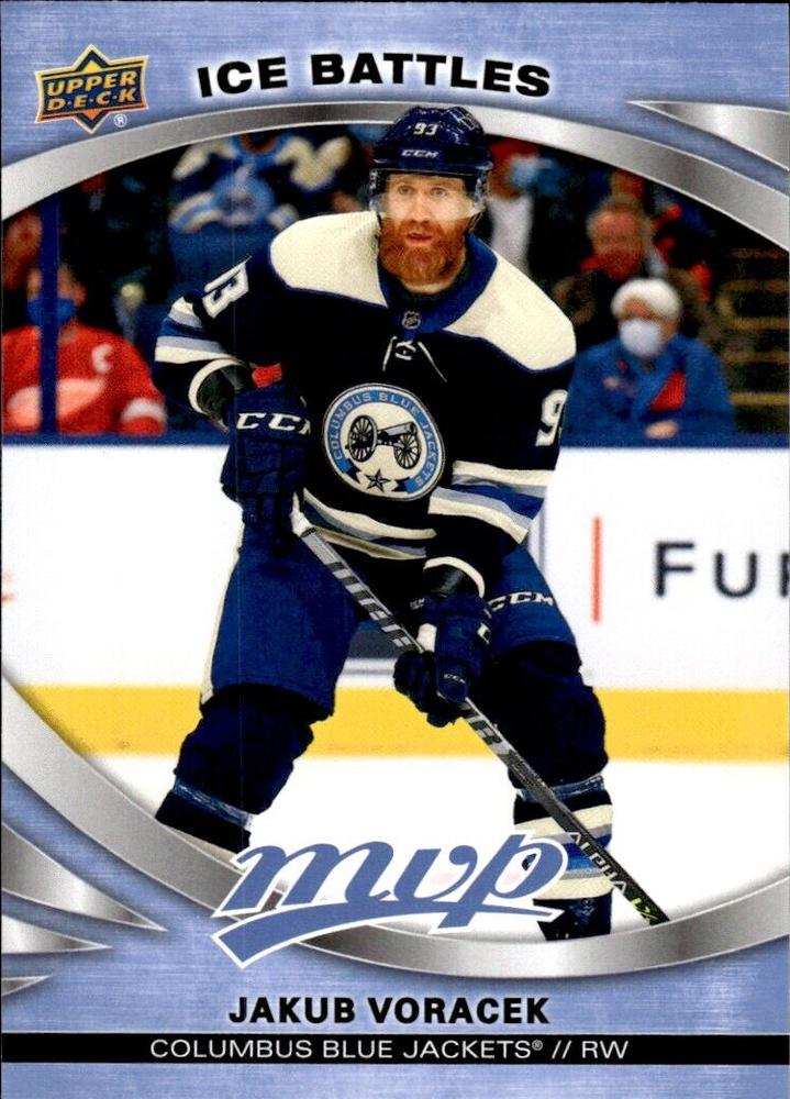 Jakub Voracek #32 Columbus Blue Jackets | 2023-24 Upper Deck MVP - Ice Battles | NHL Card