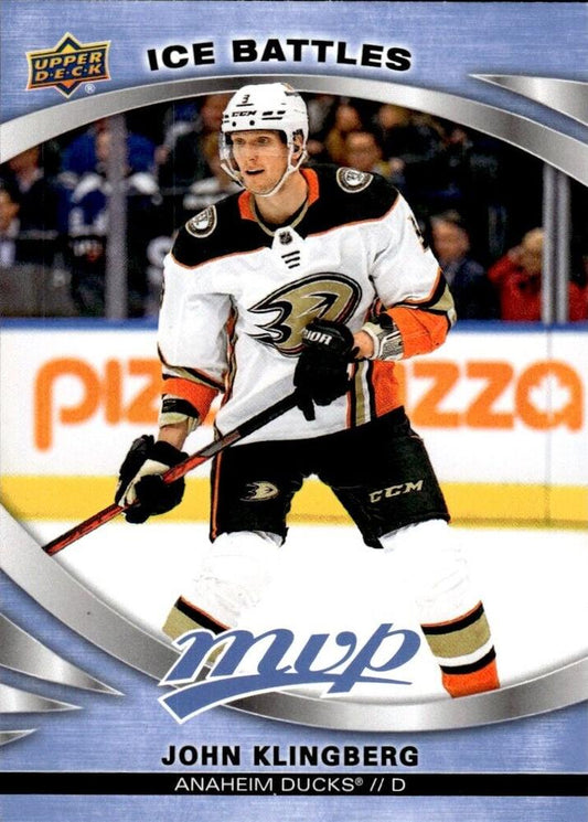 John Klingberg #37 Anaheim Ducks | 2023-24 Upper Deck MVP - Ice Battles | NHL Card