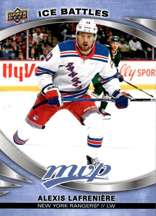 Alexis Lafreniere #66 New York Rangers | 2023-24 Upper Deck MVP - Ice Battles | NHL Card