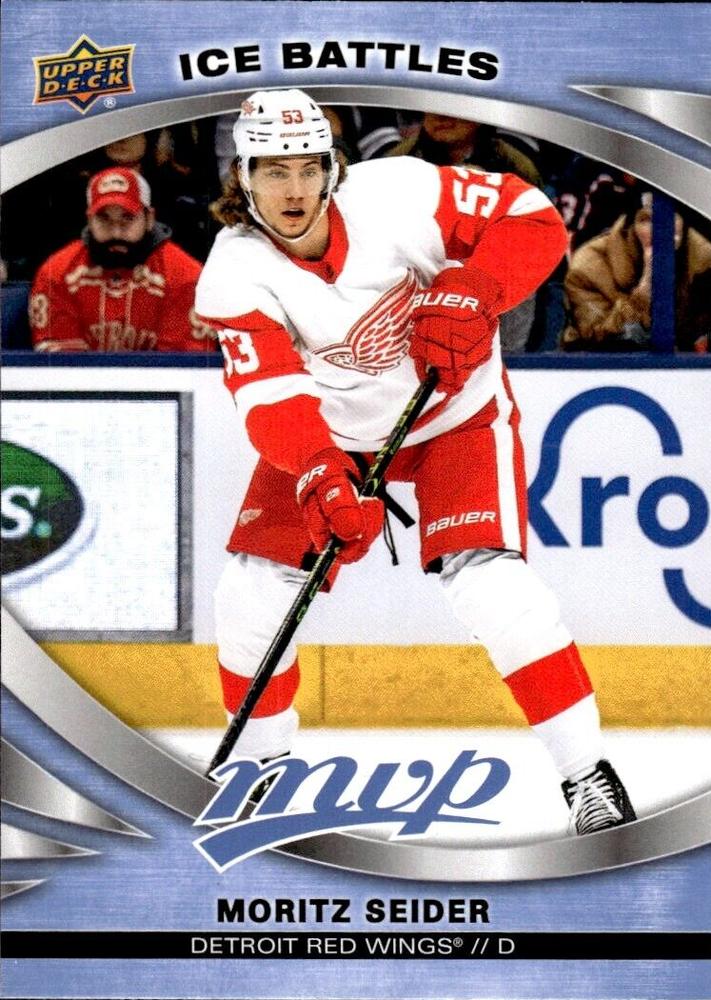 Moritz Seider #77 Detroit Red Wings | 2023-24 Upper Deck MVP - Ice Battles | NHL Card