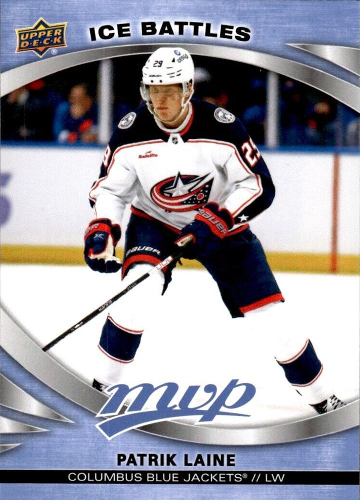 Patrik Laine #79 Columbus Blue Jackets | 2023-24 Upper Deck MVP - Ice Battles | NHL Card