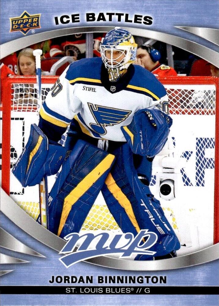 Jordan Binnington #92 St. Louis Blues | 2023-24 Upper Deck MVP - Ice Battles | NHL Card