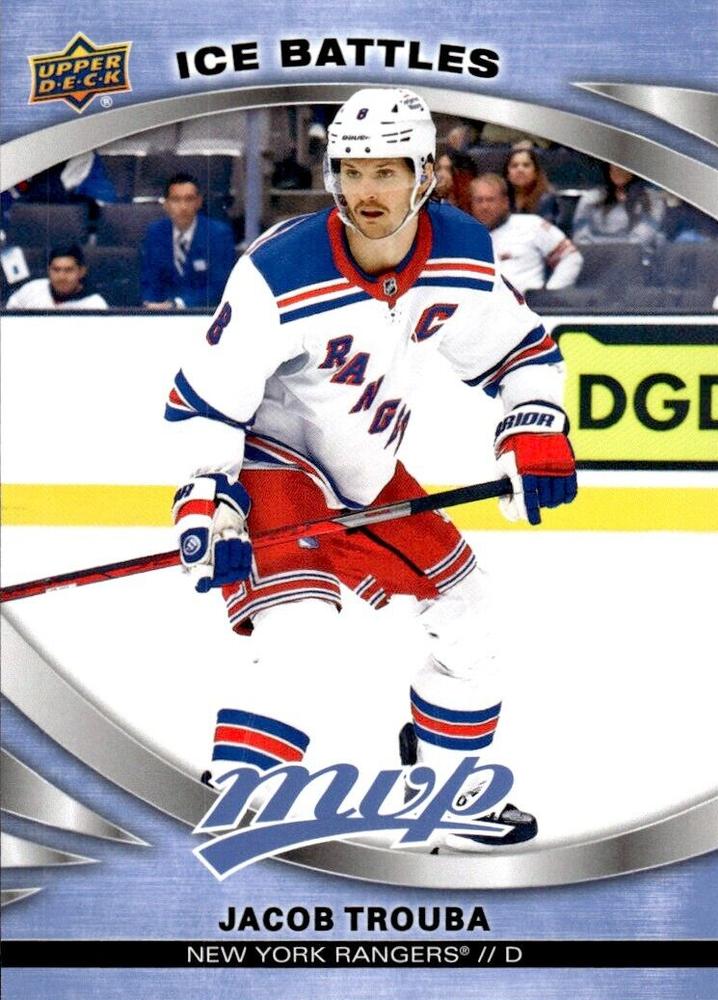 Jacob Trouba #93 New York Rangers | 2023-24 Upper Deck MVP - Ice Battles | NHL Card