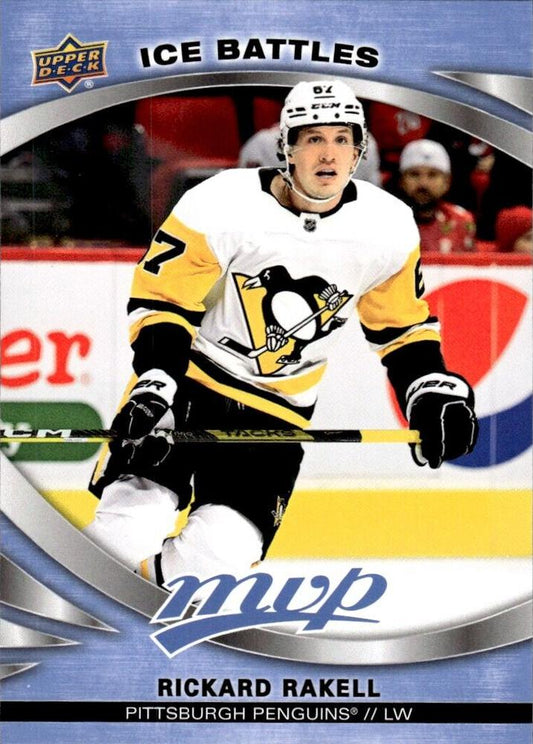 Rickard Rakell #109 Pittsburgh Penguins | 2023-24 Upper Deck MVP - Ice Battles | NHL Card