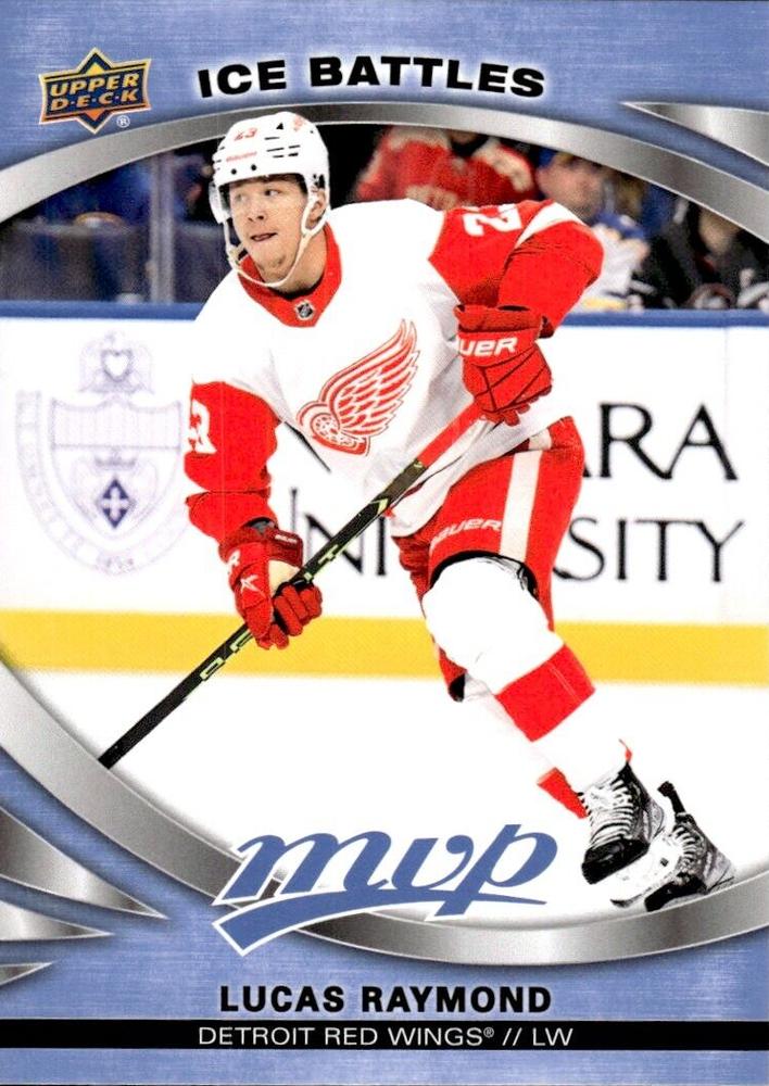 Lucas Raymond #114 Detroit Red Wings | 2023-24 Upper Deck MVP - Ice Battles | NHL Card