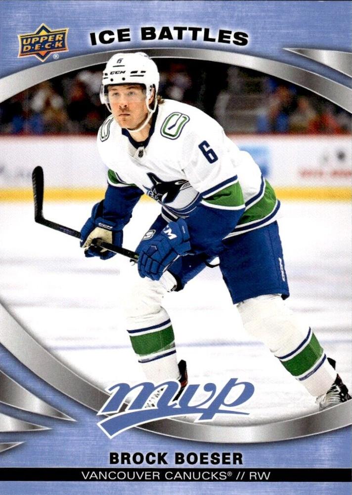 Brock Boeser #115 Vancouver Canucks | 2023-24 Upper Deck MVP - Ice Battles | NHL Card