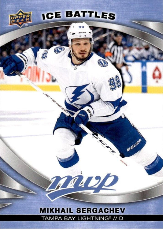 Mikhail Sergachev #119 Tampa Bay Lightning | 2023-24 Upper Deck MVP - Ice Battles | NHL Card