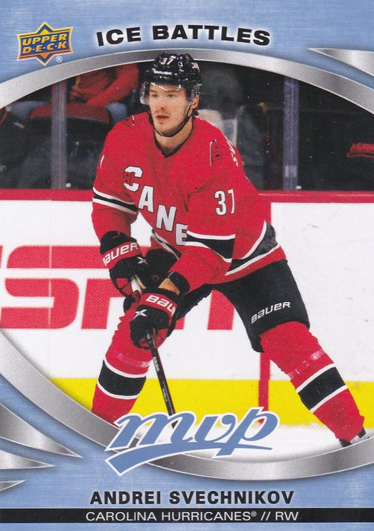 Andrei Svechnikov #122 Carolina Hurricanes | 2023-24 Upper Deck MVP - Ice Battles | NHL Card