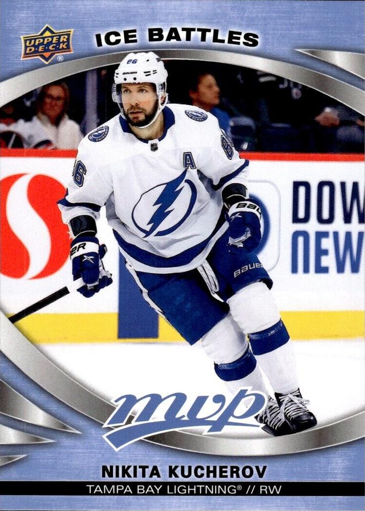 Nikita Kucherov #123 Tampa Bay Lightning | 2023-24 Upper Deck MVP - Ice Battles | NHL Card