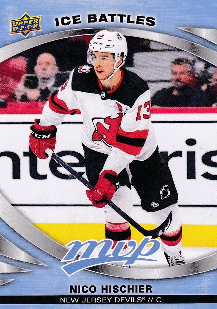 Nico Hischier #125 New Jersey Devils | 2023-24 Upper Deck MVP - Ice Battles | NHL Card