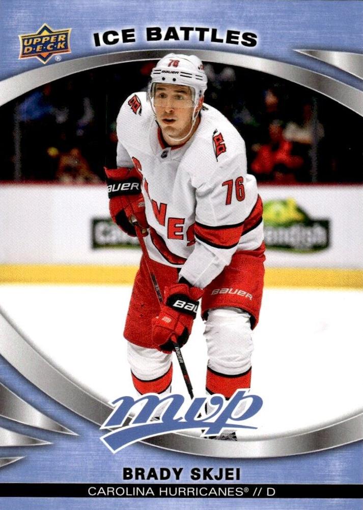 Brady Skjei #133 Carolina Hurricanes | 2023-24 Upper Deck MVP - Ice Battles | NHL Card