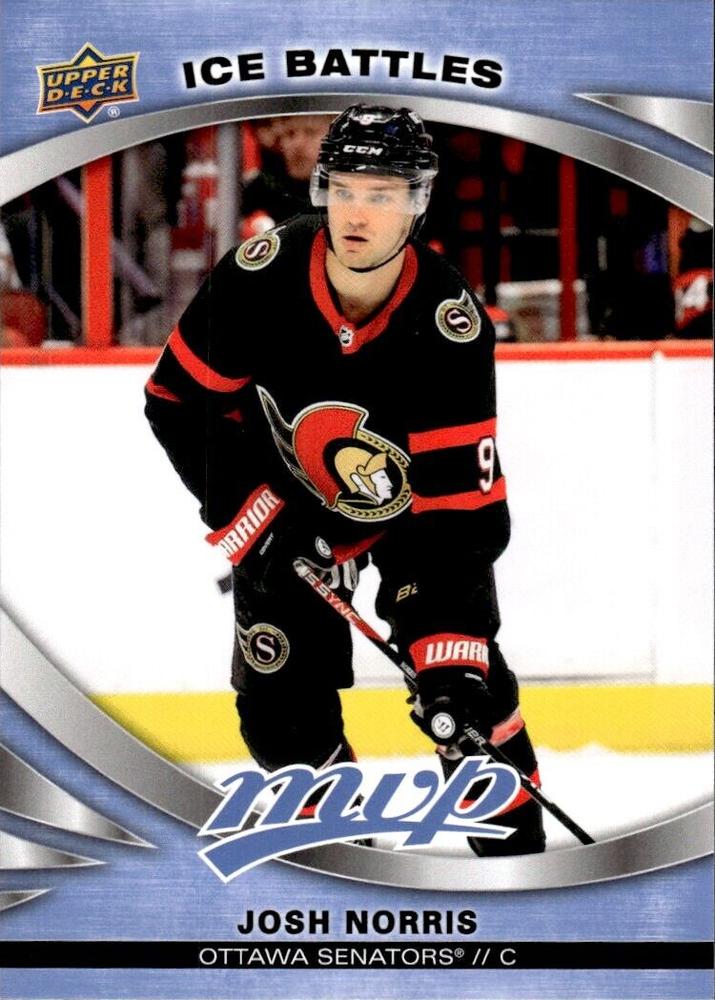 Josh Norris #134 Ottawa Senators | 2023-24 Upper Deck MVP - Ice Battles | NHL Card