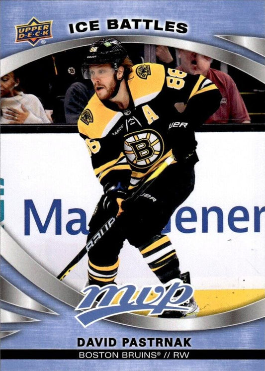 David Pastrnak #135 Boston Bruins | 2023-24 Upper Deck MVP - Ice Battles | NHL Card