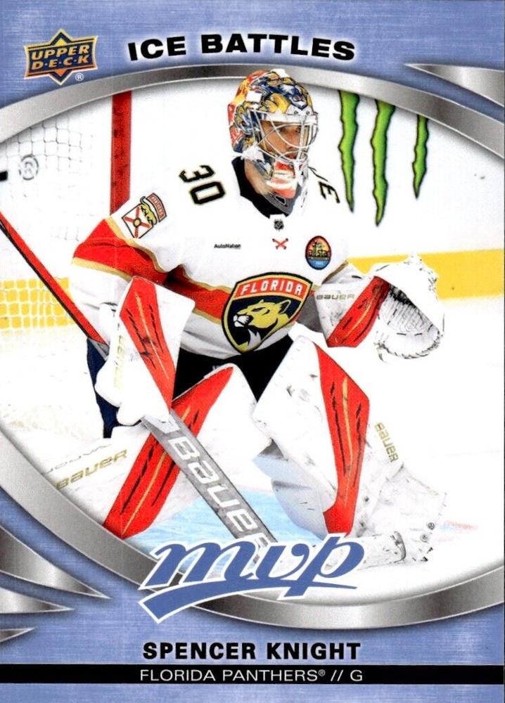 Spencer Knight #147 Florida Panthers | 2023-24 Upper Deck MVP - Ice Battles | NHL Card