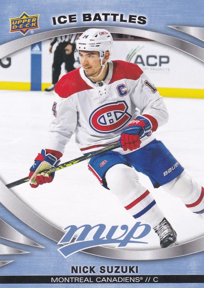 Nick Suzuki #161 Montreal Canadiens | 2023-24 Upper Deck MVP - Ice Battles | NHL Card