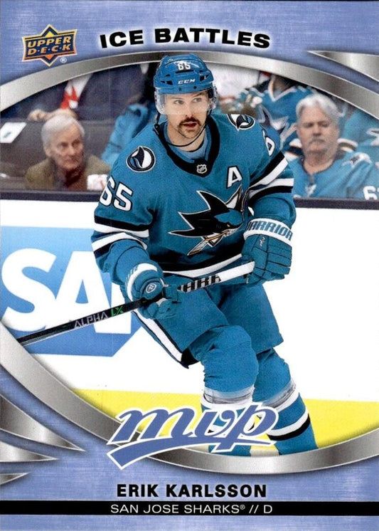 Erik Karlsson #162 San Jose Sharks | 2023-24 Upper Deck MVP - Ice Battles | NHL Card