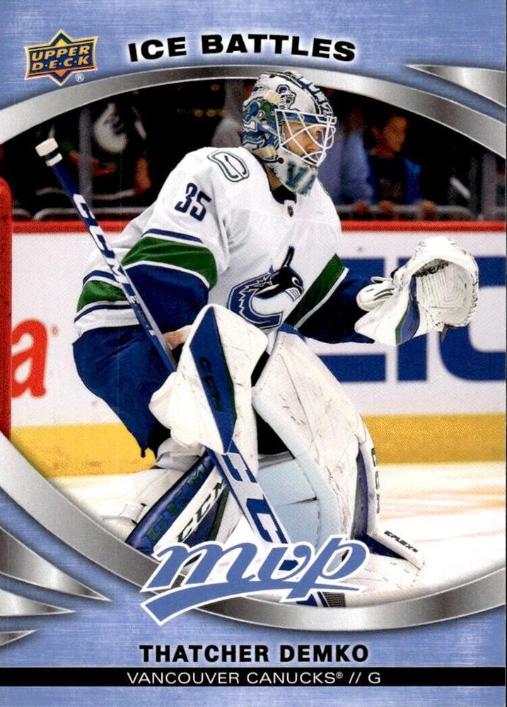 Thatcher Demko #169 Vancouver Canucks | 2023-24 Upper Deck MVP - Ice Battles | NHL Card