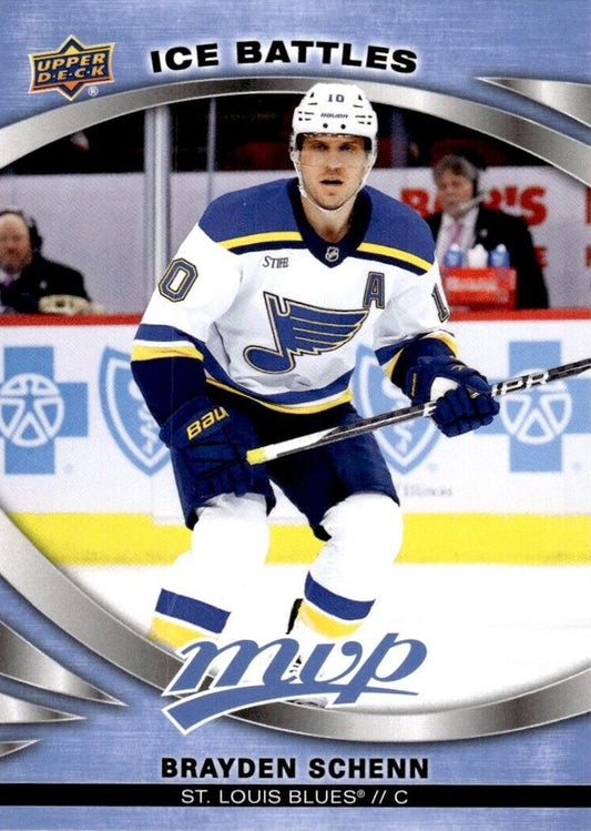 Brayden Schenn #172 St. Louis Blues | 2023-24 Upper Deck MVP - Ice Battles | NHL Card