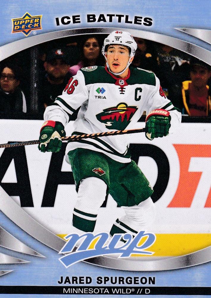 Jared Spurgeon #180 Minnesota Wild | 2023-24 Upper Deck MVP - Ice Battles | NHL Card