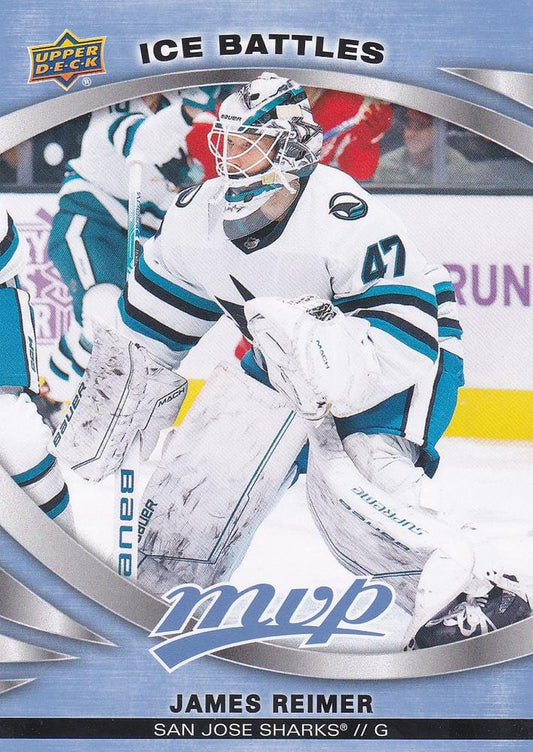 James Reimer #187 San Jose Sharks | 2023-24 Upper Deck MVP - Ice Battles | NHL Card