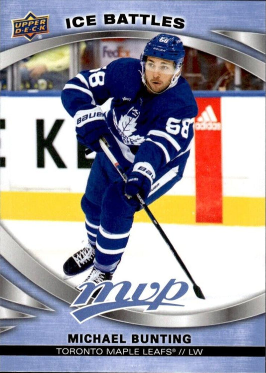 Michael Bunting #216 Toronto Maple Leafs | 2023-24 Upper Deck MVP - Ice Battles | NHL Card